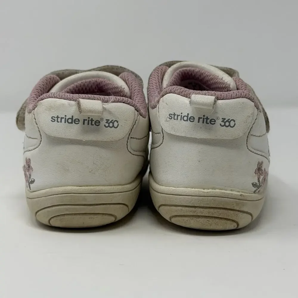 Stride Rite 360 Floral Shoes Girls Size 5